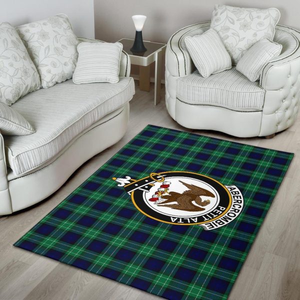 Abercrombie Tartan Crest Area Rug For Discount - Image 4