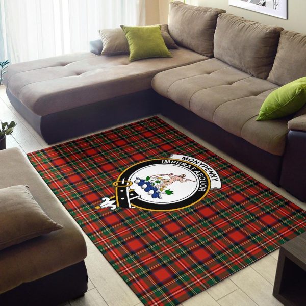 Monypenny Tartan Crest Area Rug Cheap - Image 2