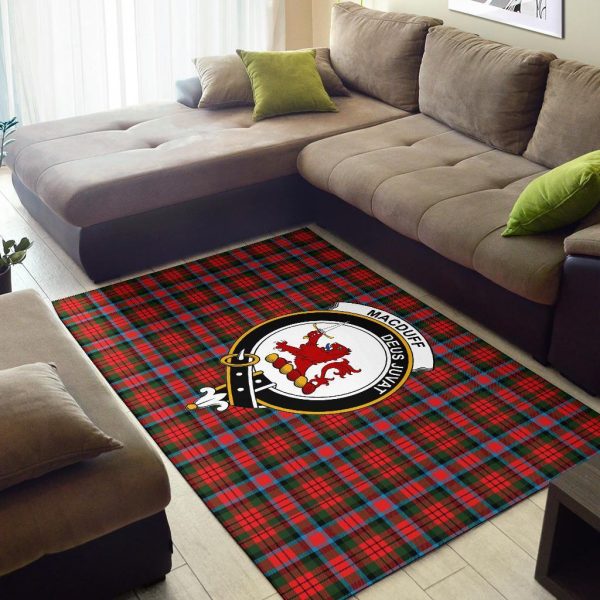 Macduff Tartan Crest Area Rug For Cheap - Image 2