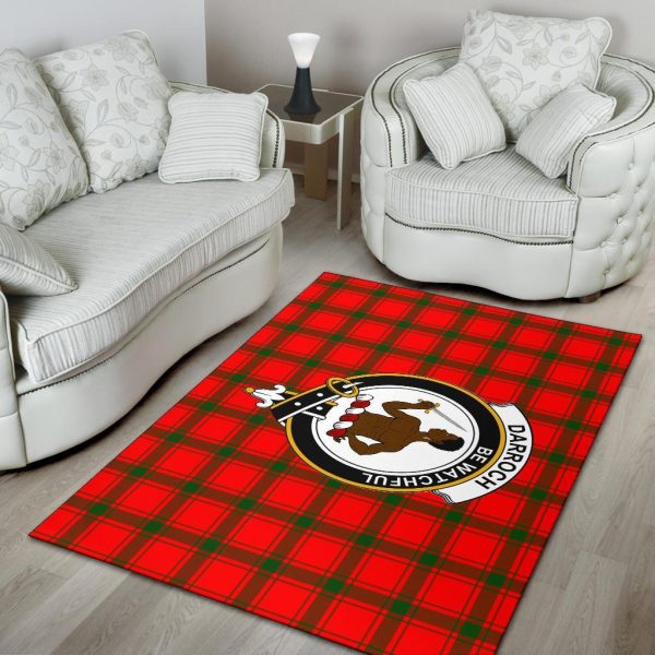 Darroch (Gourock) Tartan Crest Area Rug For Cheap - Image 4