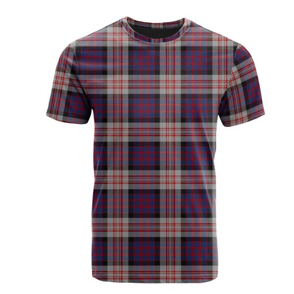 MacDonald Pattern of Plaids Tartan T-Shirt For Sale