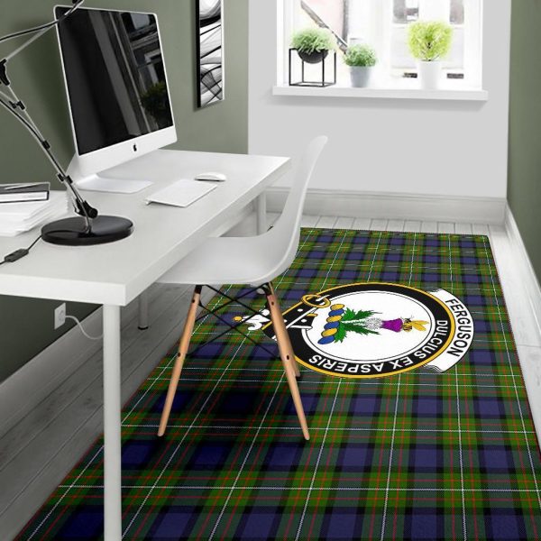Fergusson Modern Tartan Crest Area Rug Cheap - Image 5