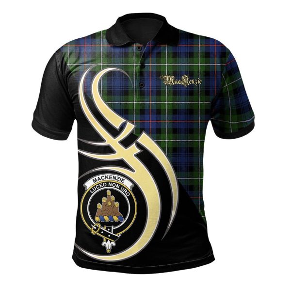 MacKenzie Modern Tartan Polo Shirt - Believe In Me Style Hot on Sale