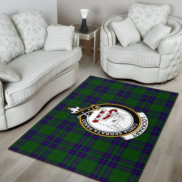 Lockhart Tartan Crest Area Rug Fashion - Image 4