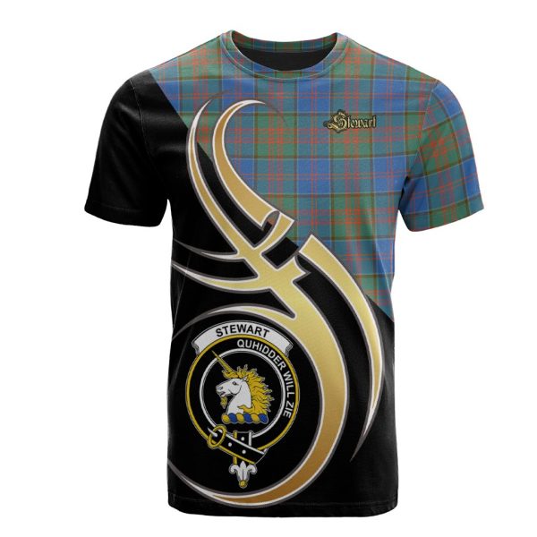 Stewart of Appin Hunting Ancient Tartan T-shirt - Believe In Me Style For Cheap