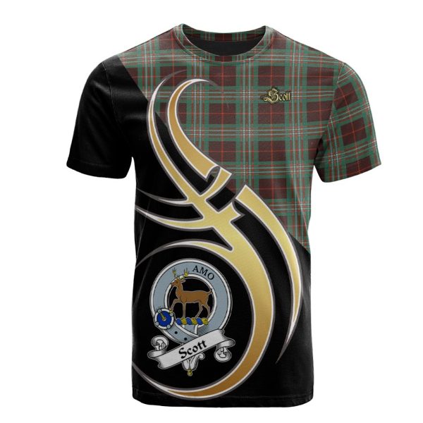 Scott Brown Ancient Tartan T-shirt - Believe In Me Style For Sale
