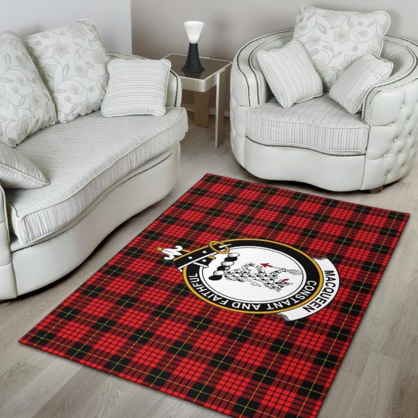 Macqueen Tartan Crest Area Rug For Cheap - Image 4