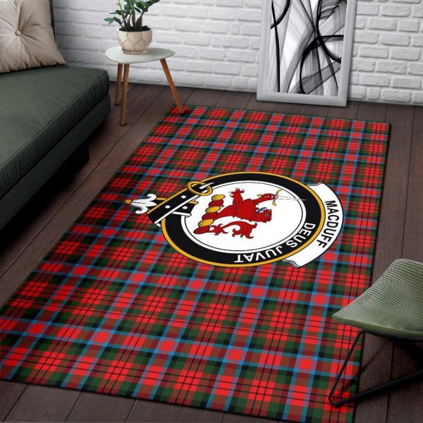 Macduff Tartan Crest Area Rug For Cheap - Image 3