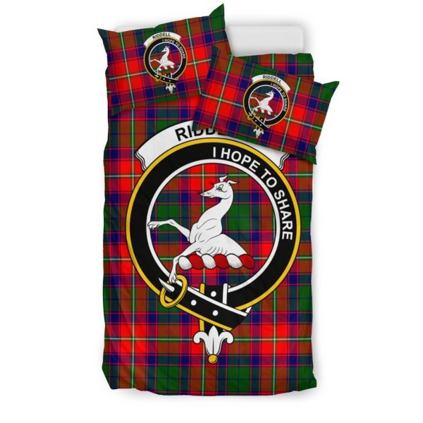 Riddell Family Tartan Crest Bedding Set Online now - Image 3