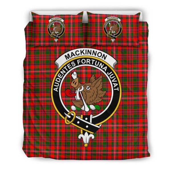 Mackinnon Family Tartan Crest Bedding Set Discount - Image 2