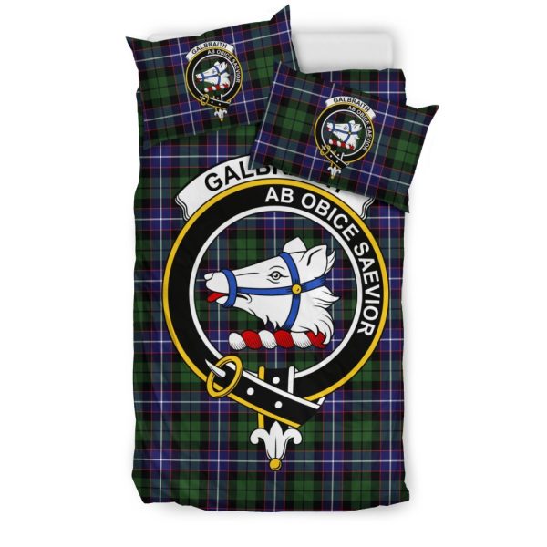 Galbraith Family Tartan Crest Bedding Set Fashion - Image 3