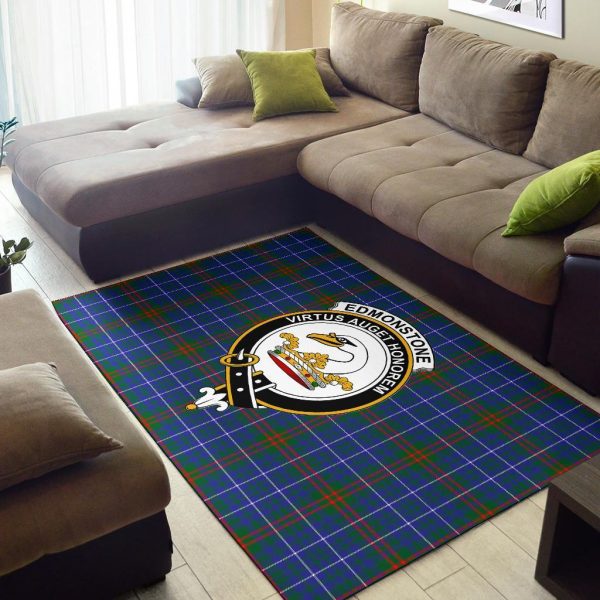 Edmonstone (Of Duntreath) Tartan Crest Area Rug Cheap - Image 2