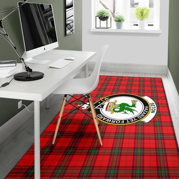 Seton Tartan Crest Area Rug Sale - Image 5