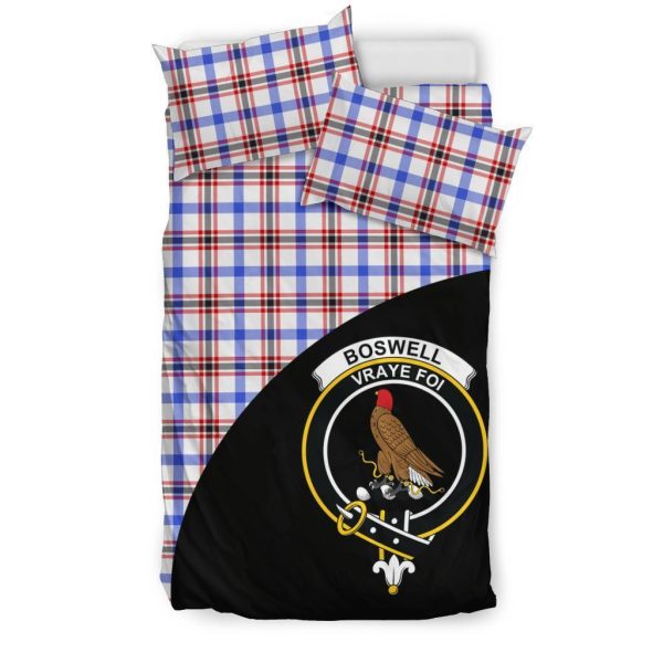 Boswell Modern Family Tartan Crest Wave Style Bedding Set Sale - Image 3