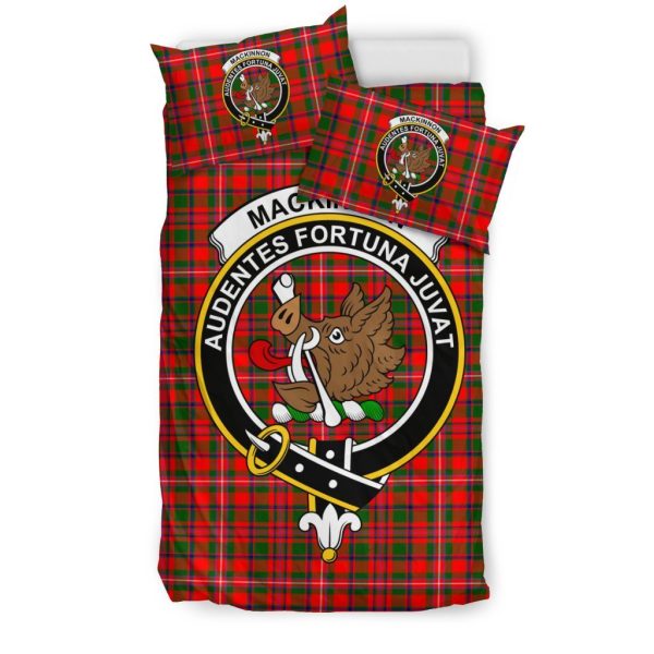 Mackinnon Family Tartan Crest Bedding Set Discount - Image 3