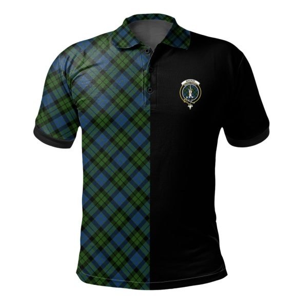 MacKay Modern Tartan Polo Shirt Half of Me - Cross Style Online now