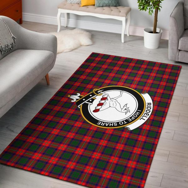 Riddell Tartan Crest Area Rug Online