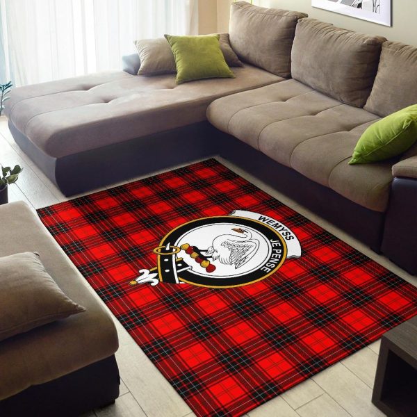 Wemyss Tartan Crest Area Rug Online Hot Sale - Image 2