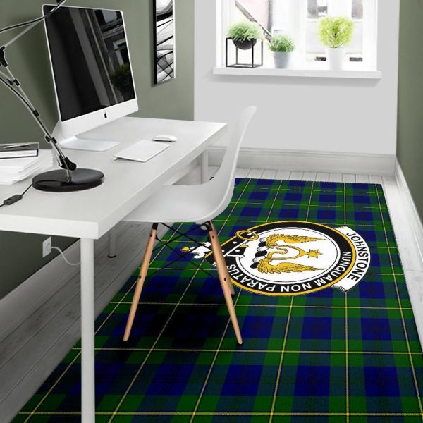 Johnston Tartan Crest Area Rug Cheap - Image 5