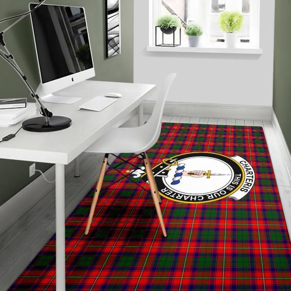 Charteris (Earl Of Wemyss) Tartan Crest Area Rug Supply - Image 5
