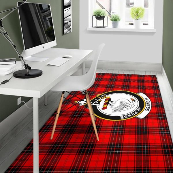 Wemyss Tartan Crest Area Rug Online Hot Sale - Image 5