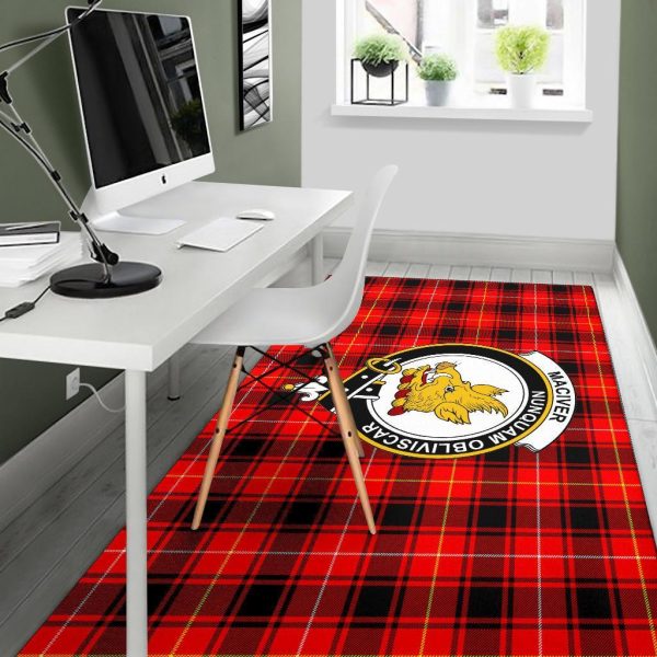 Maciver Tartan Crest Area Rug Hot on Sale - Image 5