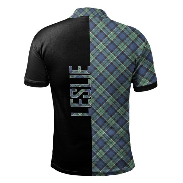 Leslie Hunting Ancient Tartan Polo Shirt Half of Me - Cross Style For Discount - Image 2
