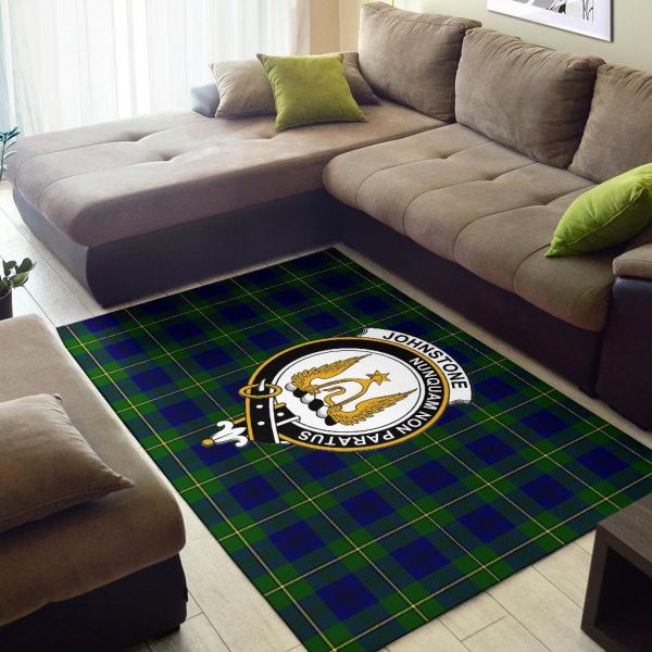 Johnston Tartan Crest Area Rug Cheap - Image 2