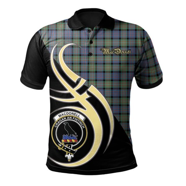 MacDonnell of Glengarry Ancient Tartan Polo Shirt - Believe In Me Style Online now
