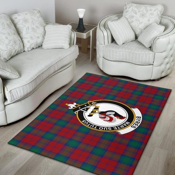 Byres Tartan Crest Area Rug Online Sale - Image 4