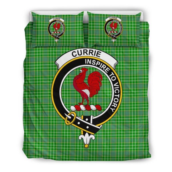 Currie Or Curry Family Tartan Crest Bedding Set Online Sale - Image 2