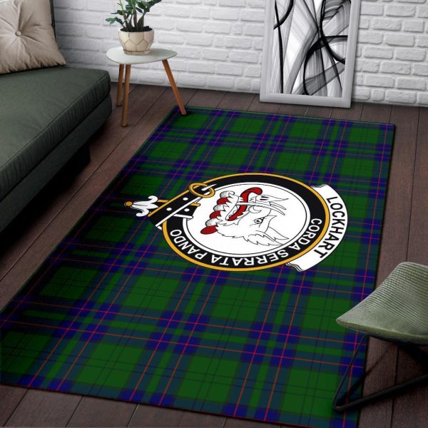 Lockhart Tartan Crest Area Rug Fashion - Image 3