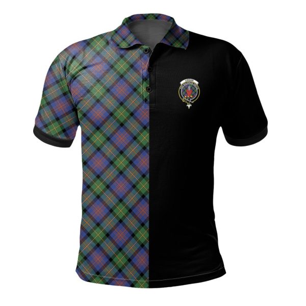 Logan Ancient Tartan Polo Shirt Half of Me - Cross Style Cheap
