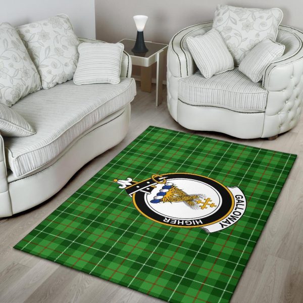 Galloway Tartan Crest Area Rug Cheap - Image 4