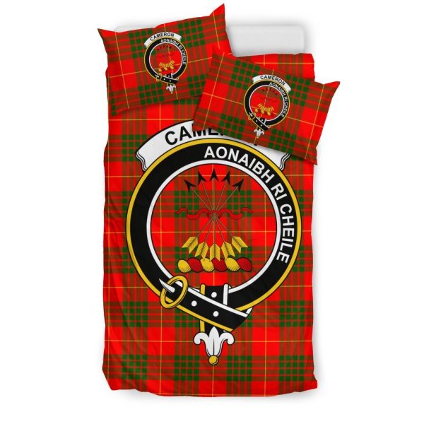 Cameron Family Tartan Crest Bedding Set Discount - Image 3