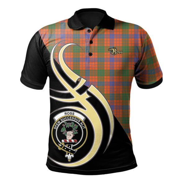 Ross Ancient Tartan Polo Shirt - Believe In Me Style For Discount