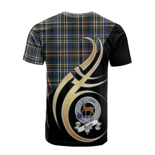 Scott Brown Modern Tartan T-shirt - Believe In Me Style Supply - Image 2