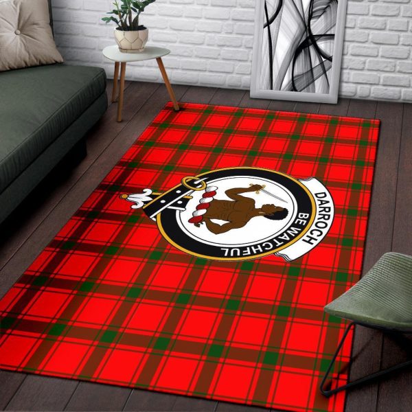 Darroch (Gourock) Tartan Crest Area Rug For Cheap - Image 3