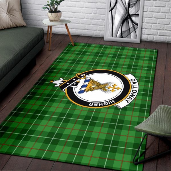 Galloway Tartan Crest Area Rug Cheap - Image 3