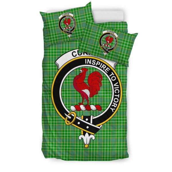 Currie Or Curry Family Tartan Crest Bedding Set Online Sale - Image 3