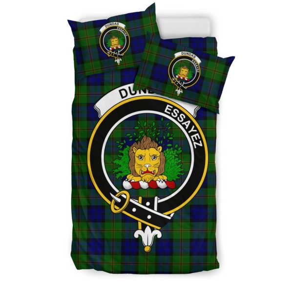 Dundas Family Tartan Crest Bedding Set Online Hot Sale - Image 3