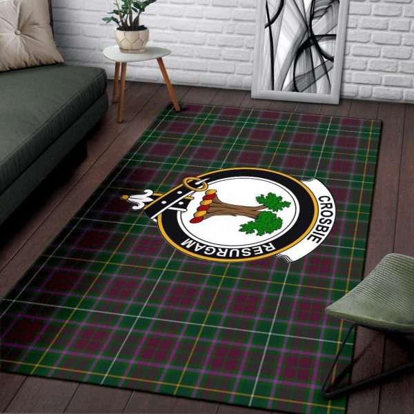 Crosbie Tartan Crest Area Rug Discount - Image 3