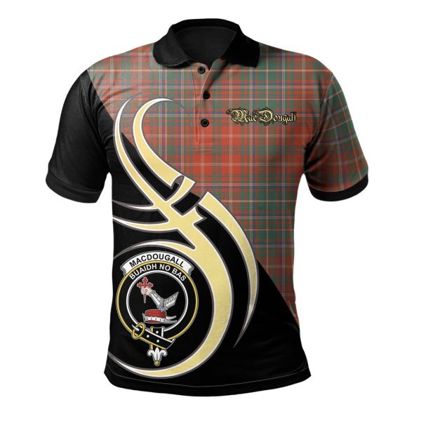 MacDougall Ancient Tartan Polo Shirt - Believe In Me Style Discount