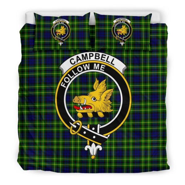 Campbell (Of Breadalbane) Family Tartan Crest Bedding Set For Sale