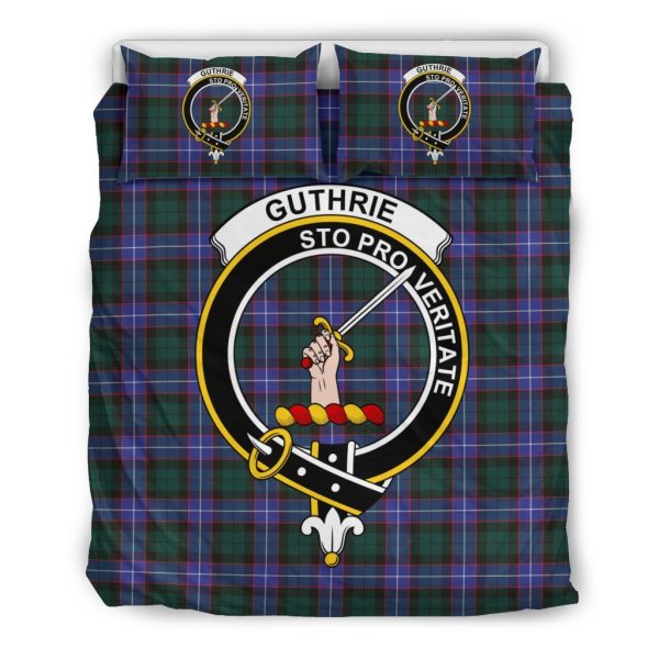 Guthrie Family Tartan Crest Bedding Set Sale - Image 2