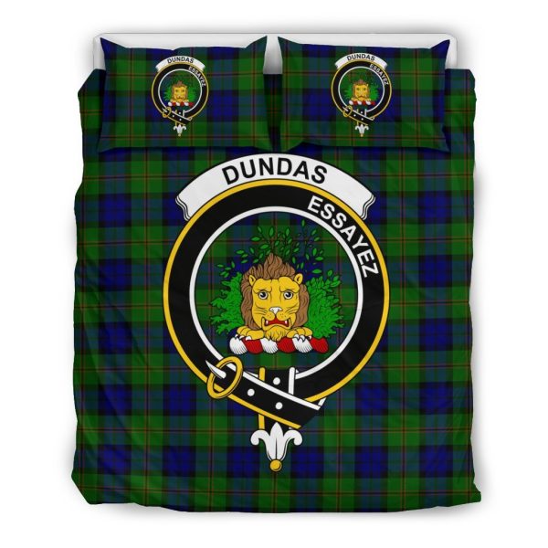 Dundas Family Tartan Crest Bedding Set Online Hot Sale - Image 2