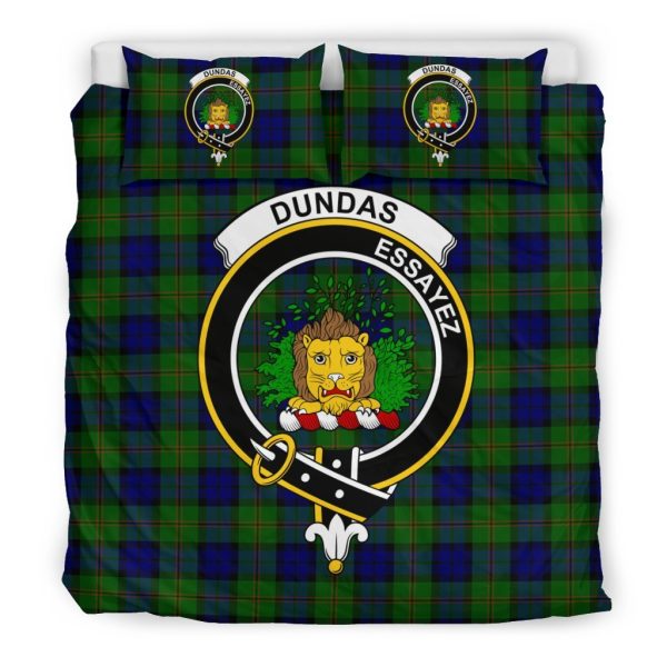 Dundas Family Tartan Crest Bedding Set Online Hot Sale