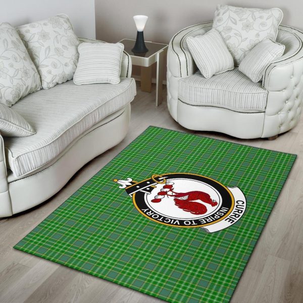 Currie Tartan Crest Area Rug Hot on Sale - Image 4