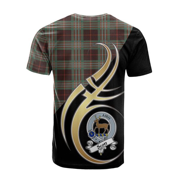 Scott Brown Ancient Tartan T-shirt - Believe In Me Style For Sale - Image 2