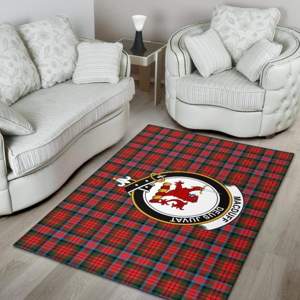 Macduff Tartan Crest Area Rug For Cheap - Image 4